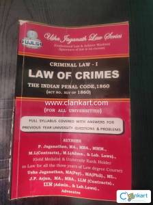 Usha Jagathnath Law Series:Law of Crimes-A comprehensive guide