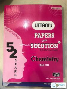 Uttams Paper with solutions Chemistry for class 12
