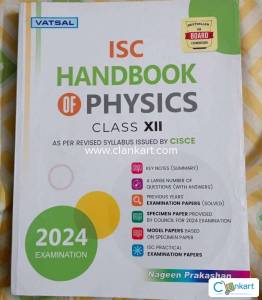 VATSAL ISC HANDBOOK OF PHYSICS CLASS; 12TH