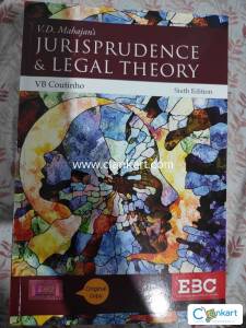 V.D. Mahajan's Jurisprudence & Legal Theory 6th edition