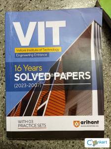 VIT Engineering enterancr 16 years solved papers(2023-2007)