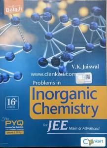 VK Jaiswal- Inorganic Chemistry for JEE. With FREE PYQ BOOK!!