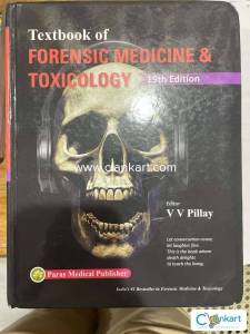 V. V. PILLAY FORENSIC MEDICINE AND TOXICOLOGY 19TH EDITION