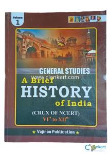 Vajirao & Reddy UPSC History NCERT (4 books 6-12th) Crux
