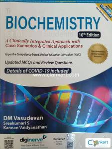 Vasudevan (Biochemistry) for 1st year MBBS students.
