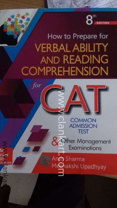 Verbal Ability and Reading Comprehension or CAT by arun sharma-8th ed