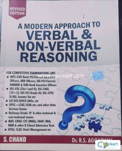 Verbal and Non-Verbal Reasoning book by Dr. R.S. Aggarwal