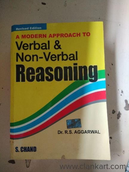 Verbal non verbal reasoning Dr r s Aggaerwal s Chand book