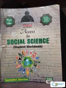 Vinesh access to social science student workbook for class 8th CBSE