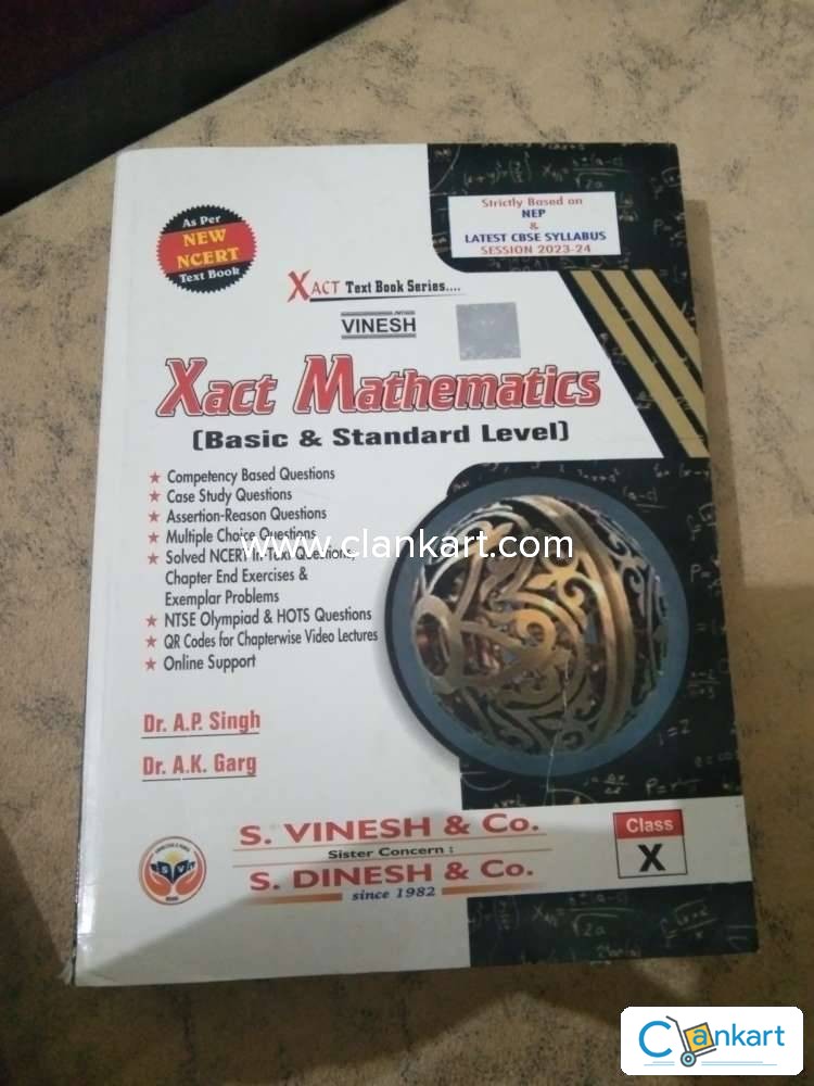 Buy Vinesh Xact Mathamatics For Class 10 Book In Excellent Condition Buy vinesh xact mathamatics for class 10 book in excellent condition