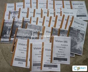 Vision IAS Complete Study Material 42 booklets for UPSC
