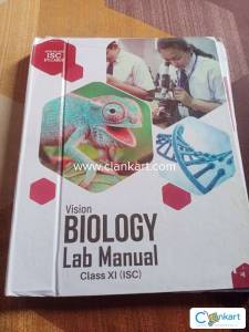 Vision biology lab manual for class 11 ISC