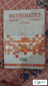 Volume 2 Maths R.D.Sharma for class 12th v