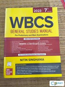 WBCS General Studies Manual by Nitin Singhania