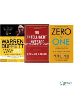 Warren Buffet way, Intelligent investor, Zero to one - COMBO book