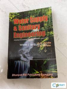 Water supply and Sanitary Engineering