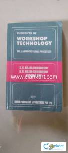 Workshop Technology, Volume I, S. K. Hajra Choudhury, AK Hajrachoudhur