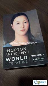 World Literature Norton Anthology Shorter Fourth Edition Volume 2