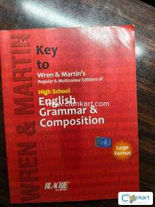 Wren And Martin's answer key regular edition