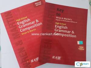Wren and Martin High School Grammer Book (with Key)