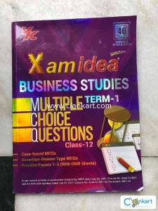 XAM IDEA MCQ BOOK CLASS 12TH BUSINESS STUDIES