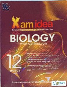 Xam Idea Biology Class 12 (2025-26) CBSE