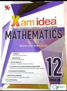 Xam Idea Maths Class 12 Guide book
