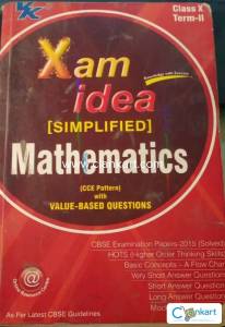 Xam Idea (Simplified) Mathematics Term-2 Class 10