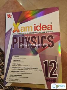 Xam idea class 12 physics in good condition unused