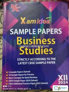 Xamidea BUSINESS STUDIES SAMPLE PAPERS XII