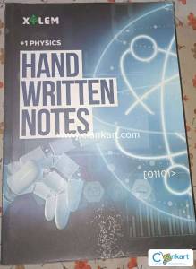 Xylem +1 physics handwritten notes