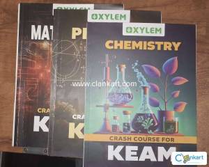 Xylem KEAM crash course textbooks che,phy,math