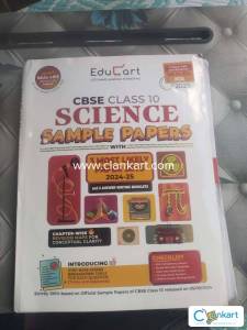 # Educart CBSE Class 10 Science Sample papers with 3 papers and sheet
