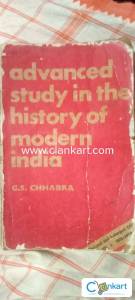 advanced study in the history of modern India