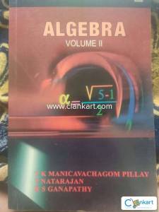 algebra volume 2 by tn manikavachagam