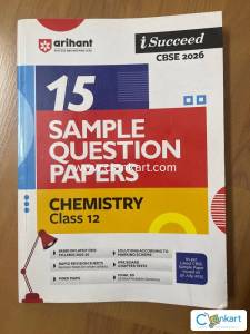 arihant 15 Sample Question Papers Chemistry Class 12