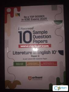 arihant English literature class 10 ICSE sample papers