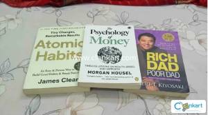 atomic habits + psychology of money + rich dad poor dad