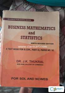 business mathematics and statistics 9th edition