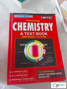 chemistry a text book CBSE syllabus for 2 puc