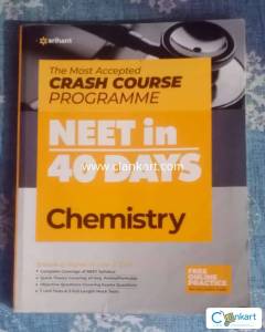 crash course programme in neet in 40 days chemistry