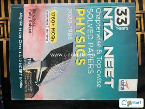 disha 33 Years NTA NEET Solved Papers Physics