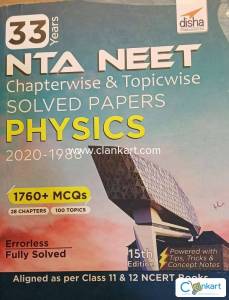 disha NTA NEET chapterwise and topicwise solved papers PHYSICS
