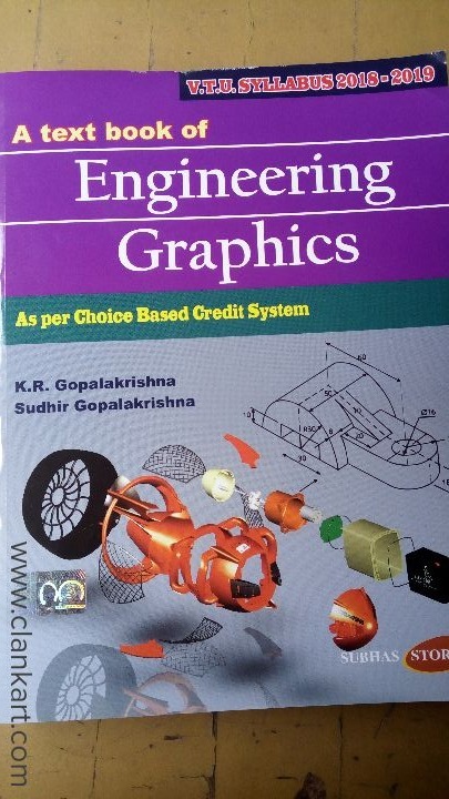 engineering graphics and cad 18-19 syllabus kr gopalakrishna vtu