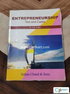 entrepreneurship text and cases by doctor CB Gupta