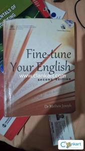 fine tune your English.a book on grammer and usage