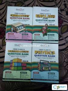 four question bank of educart class 12 physic chemistry math english
