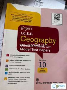goyals icse geography question bank class 10