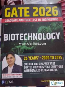 ifas GATE Biotechnology PYQs 2026
