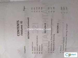 isc mathematics Class 11 volume 1 & 2 only for 500